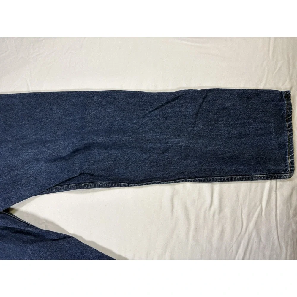 Vintage Levis 550 Jeans Mens 36x32 Medium Blue Relaxed Fit Tapered Leg Denim 90s